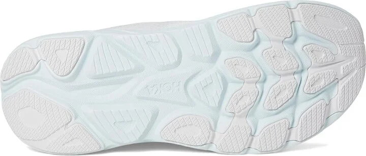 Hoka Clifton 10 Women's Shoes White/Cielo Blue : 8 B - Medium - Image 3