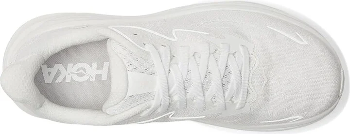 Hoka Clifton 10 Women's Shoes White/White : 8.5 B - Medium - Image 2