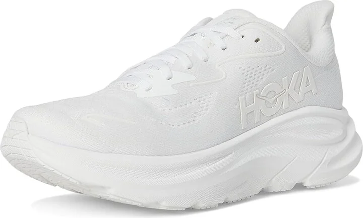 Hoka Clifton 10 Women's Shoes White/White : 8.5 B - Medium - Image 5