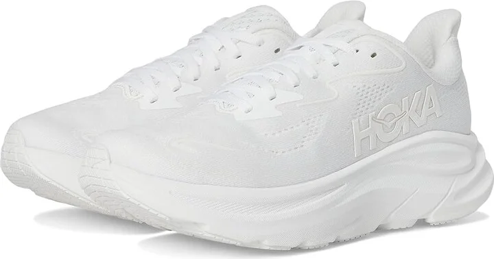 Hoka Clifton 10 Women's Shoes White/White : 8.5 B - Medium