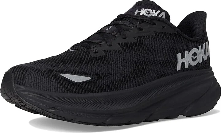 Hoka Clifton 9 GTX(r) Men's Running Shoes Black/Black 1 : 11.5 D - Medium, Synthetic/Textile - Image 5