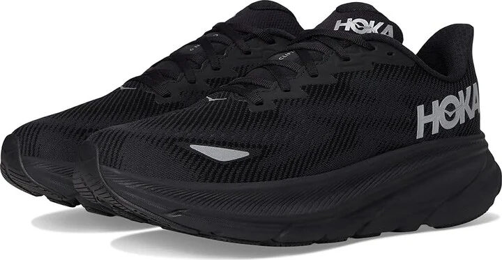 Hoka Clifton 9 GTX(r) Men's Running Shoes Black/Black 1 : 11.5 D - Medium, Synthetic/Textile