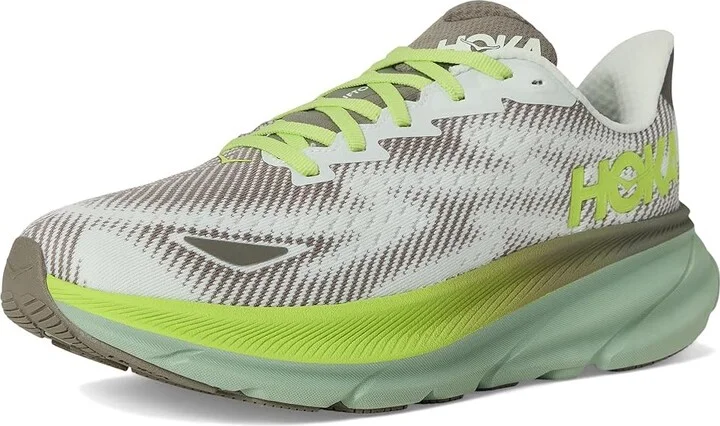 Hoka Clifton 9 GTX(r) Men's Running Shoes Slate/Aloe Vera : 9 D - Medium, Synthetic/Textile - Image 5