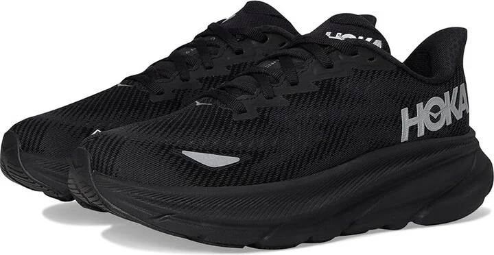 Hoka Clifton 9 GTX(r) Women's Shoes Black/Black 1 : 8 B - Medium, Synthetic/Textile