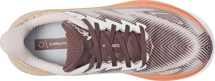 Hoka Clifton 9 GTX(r) Women's Shoes Cosmic Pearl/Smoky Quartz : 6.5 B - Medium, Synthetic/Textile - Image 2