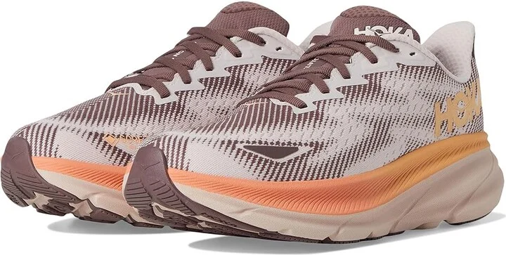 Hoka Clifton 9 GTX(r) Women's Shoes Cosmic Pearl/Smoky Quartz : 6.5 B - Medium, Synthetic/Textile
