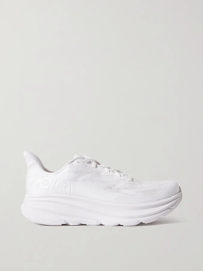 Hoka - Clifton 9 Mesh Sneakers - White