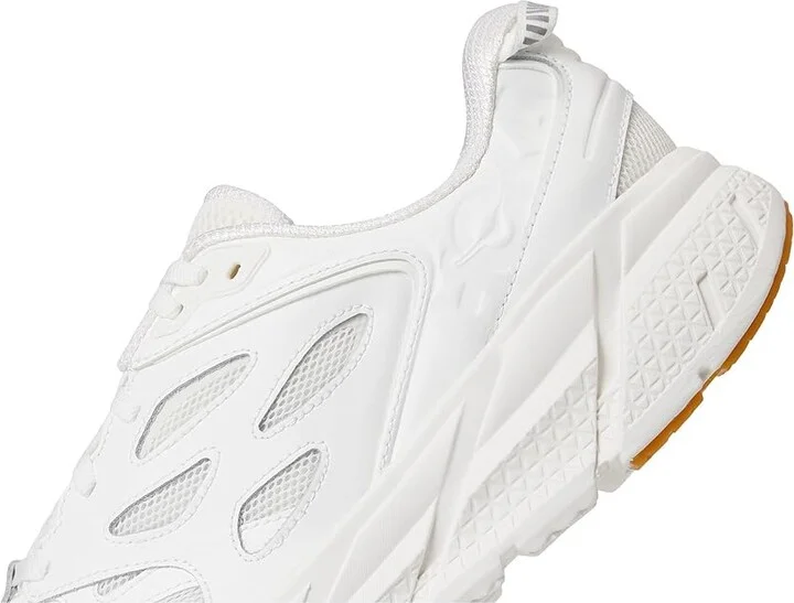 Hoka Clifton L Athletics Shoes White/White : Men's 9.5 - Women's 10.5 Medium, Leather - Image 7