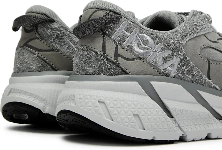 Hoka Clifton L Panelled Suede Sneakers - Image 4
