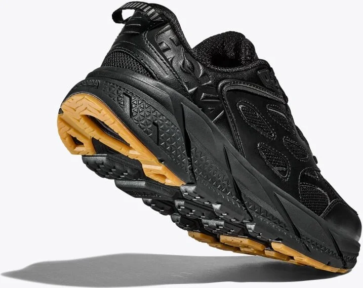 HOKA Clifton L Shoes in Black/Black - Image 4
