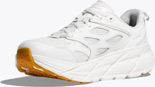 HOKA Clifton L Shoes in White/White - Image 3
