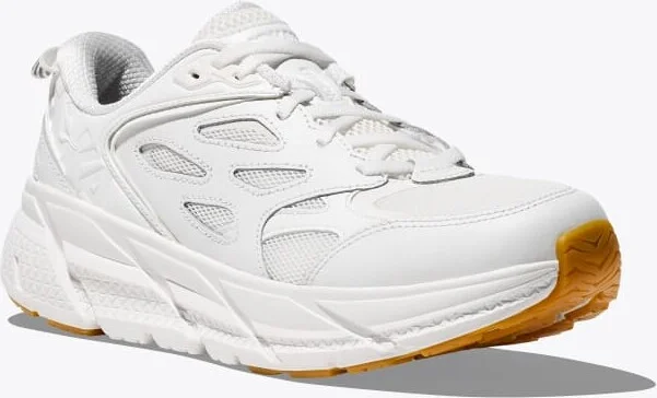 HOKA Clifton L Shoes in White/White - Image 6