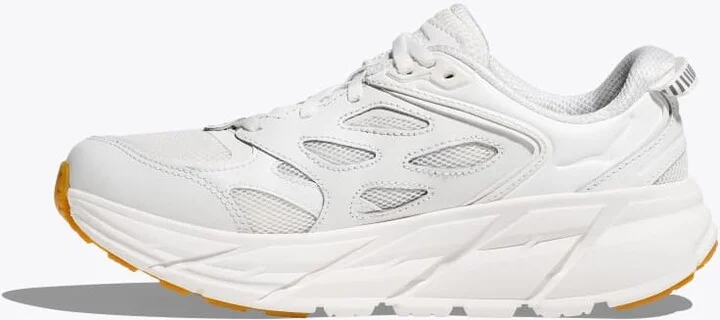 HOKA Clifton L Shoes in White/White - Image 8