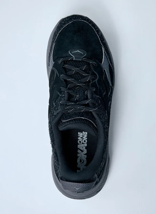 HOKA Clifton L Suede Sneakers - Man Sneakers Black Us - 09.5 - Image 5