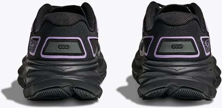HOKA Clifton One9 Shoes in Black/Aster Flower - Image 5