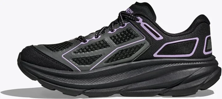 HOKA Clifton One9 Shoes in Black/Aster Flower - Image 8