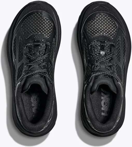 HOKA Clifton One9 Shoes in Black/Carbon Black - Image 2