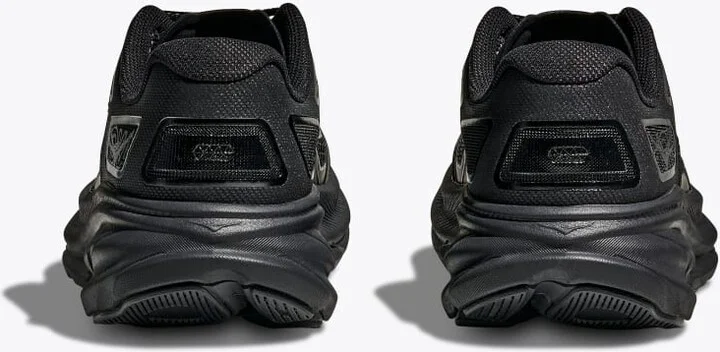 HOKA Clifton One9 Shoes in Black/Carbon Black - Image 5