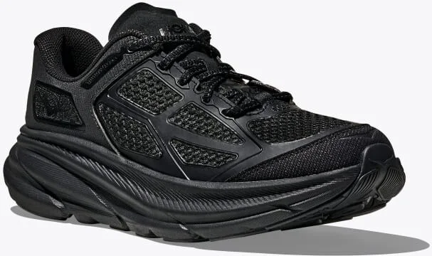HOKA Clifton One9 Shoes in Black/Carbon Black - Image 6