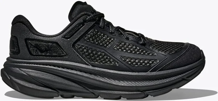 HOKA Clifton One9 Shoes in Black/Carbon Black