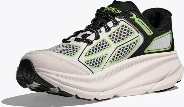 HOKA Clifton One9 Shoes in Black/White - Image 3