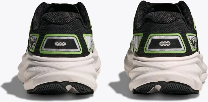 HOKA Clifton One9 Shoes in Black/White - Image 5