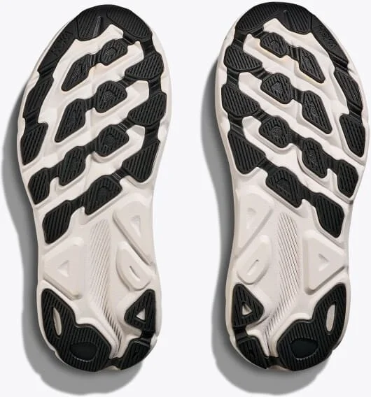 HOKA Clifton One9 Shoes in Black/White - Image 7