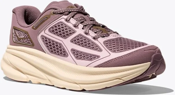 HOKA Clifton One9 Shoes in Classic Mauve/Carnation - Image 6