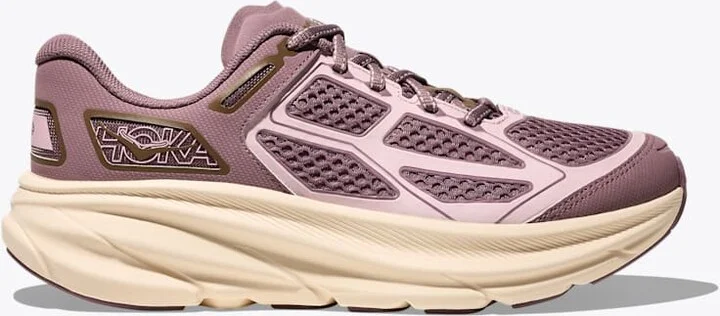 HOKA Clifton One9 Shoes in Classic Mauve/Carnation