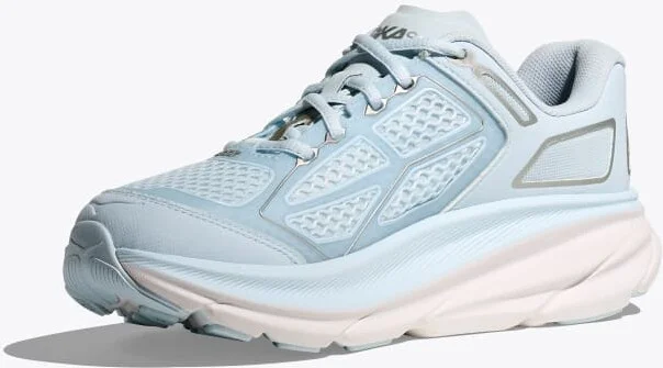 HOKA Clifton One9 Shoes in Clear Lake/White - Image 3