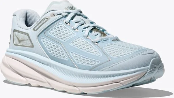 HOKA Clifton One9 Shoes in Clear Lake/White - Image 6