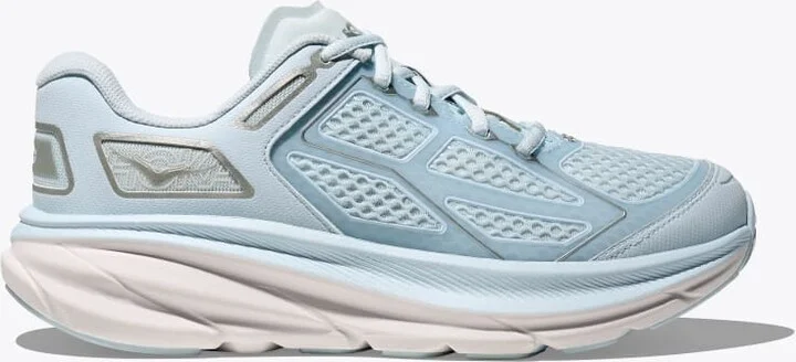 HOKA Clifton One9 Shoes in Clear Lake/White