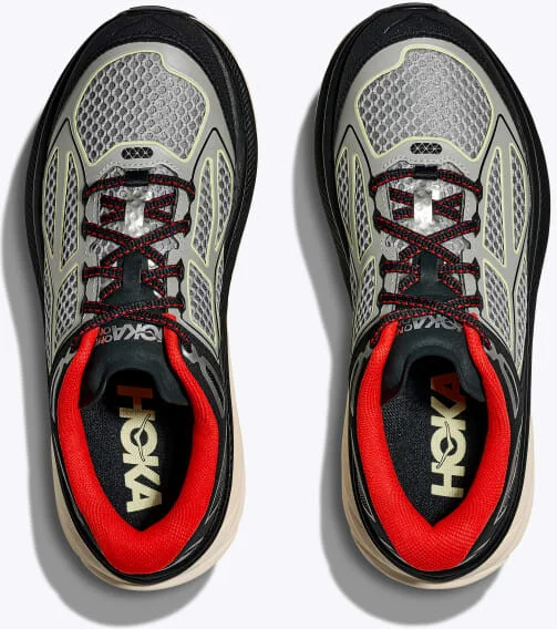 HOKA Clifton One9 Shoes in Habanero/Black - Image 2