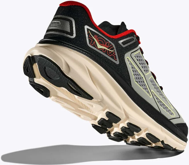 HOKA Clifton One9 Shoes in Habanero/Black - Image 4