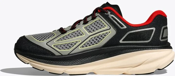 HOKA Clifton One9 Shoes in Habanero/Black - Image 8