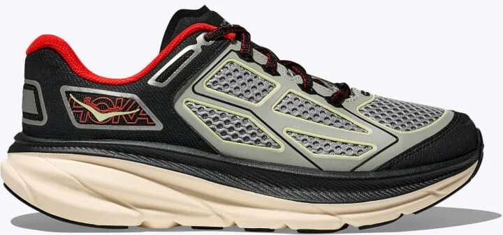 HOKA Clifton One9 Shoes in Habanero/Black