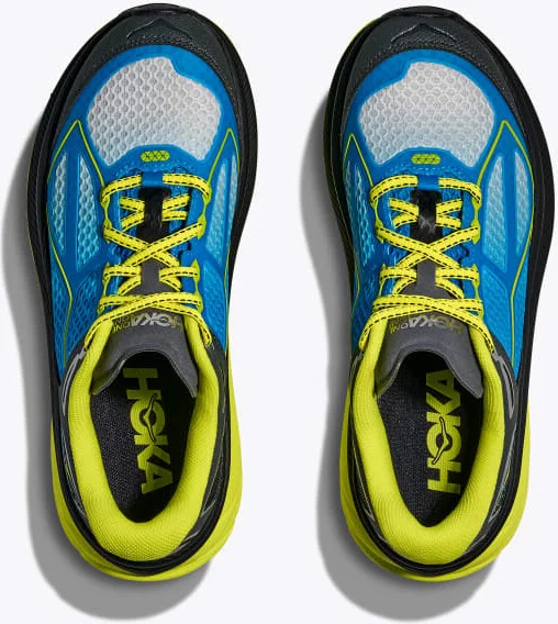 HOKA Clifton One9 Shoes in Hoka Blue/Hoka Citrus - Image 2