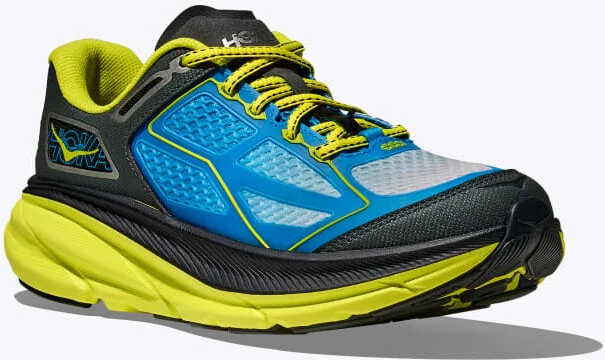 HOKA Clifton One9 Shoes in Hoka Blue/Hoka Citrus - Image 6