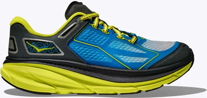 HOKA Clifton One9 Shoes in Hoka Blue/Hoka Citrus