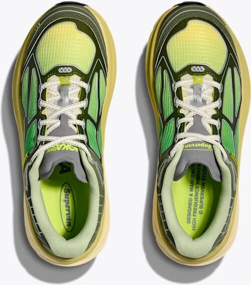 HOKA Clifton One9 Supervsn Shoes in Mantis Green - Image 2