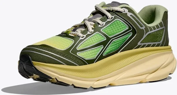 HOKA Clifton One9 Supervsn Shoes in Mantis Green - Image 3