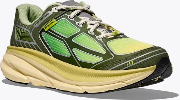 HOKA Clifton One9 Supervsn Shoes in Mantis Green - Image 6