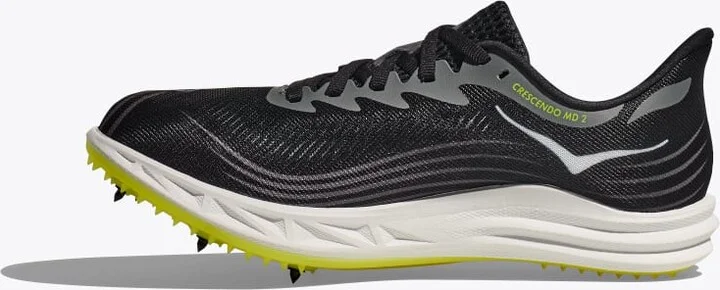 HOKA Crescendo MD 2 Shoes in Black/White - Image 8