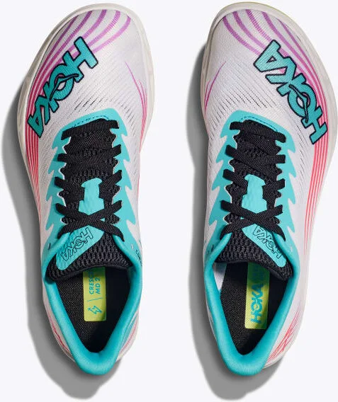 HOKA Crescendo MD 2 Shoes in White/Cielo Blue - Image 2