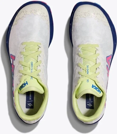 HOKA Crescendo XC in White/Blueberry - Image 2