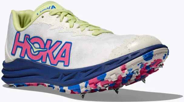 HOKA Crescendo XC in White/Blueberry - Image 6