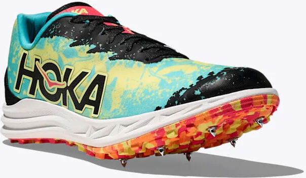 HOKA Crescendo XC Shoes in Cielo Blue/Yuzu - Image 6