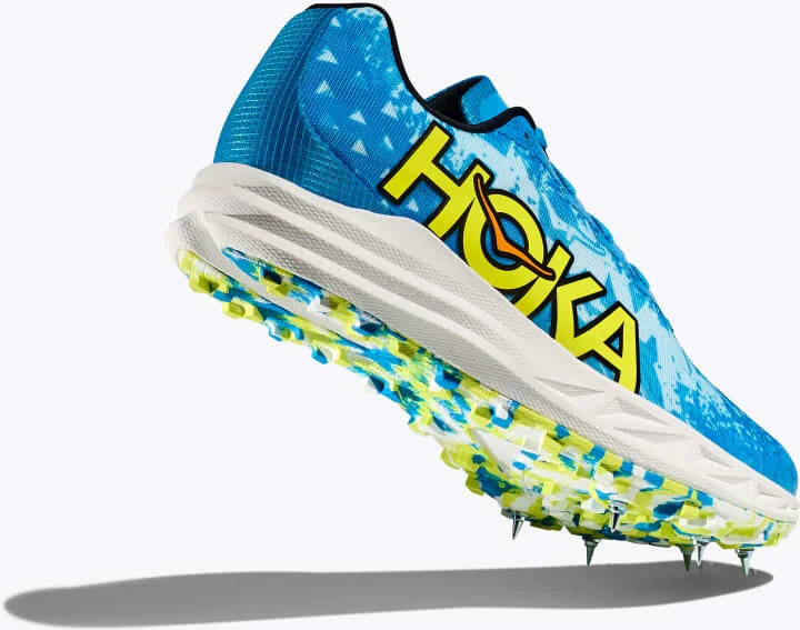 HOKA Crescendo XC Shoes in Dive Blue/Evening Primrose - Image 4