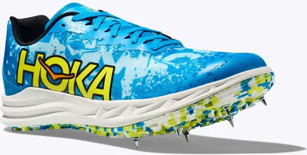 HOKA Crescendo XC Shoes in Dive Blue/Evening Primrose - Image 6