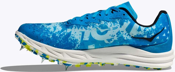 HOKA Crescendo XC Shoes in Dive Blue/Evening Primrose - Image 8